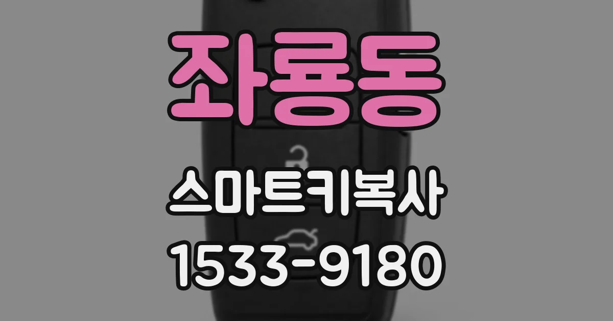 좌룡동 스마트키복사