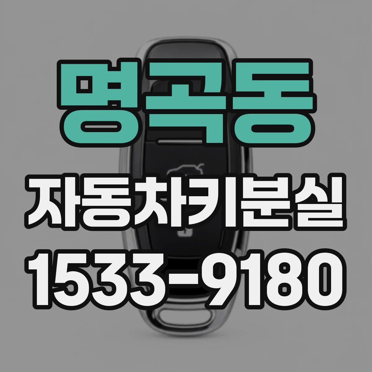 명곡동 자동차키분실