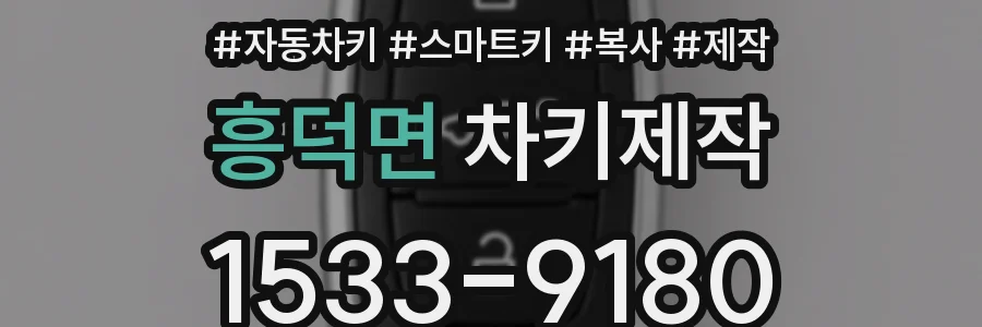 흥덕면 차키제작