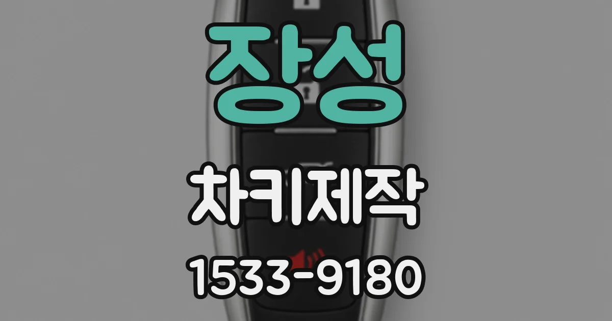 장성 차키제작