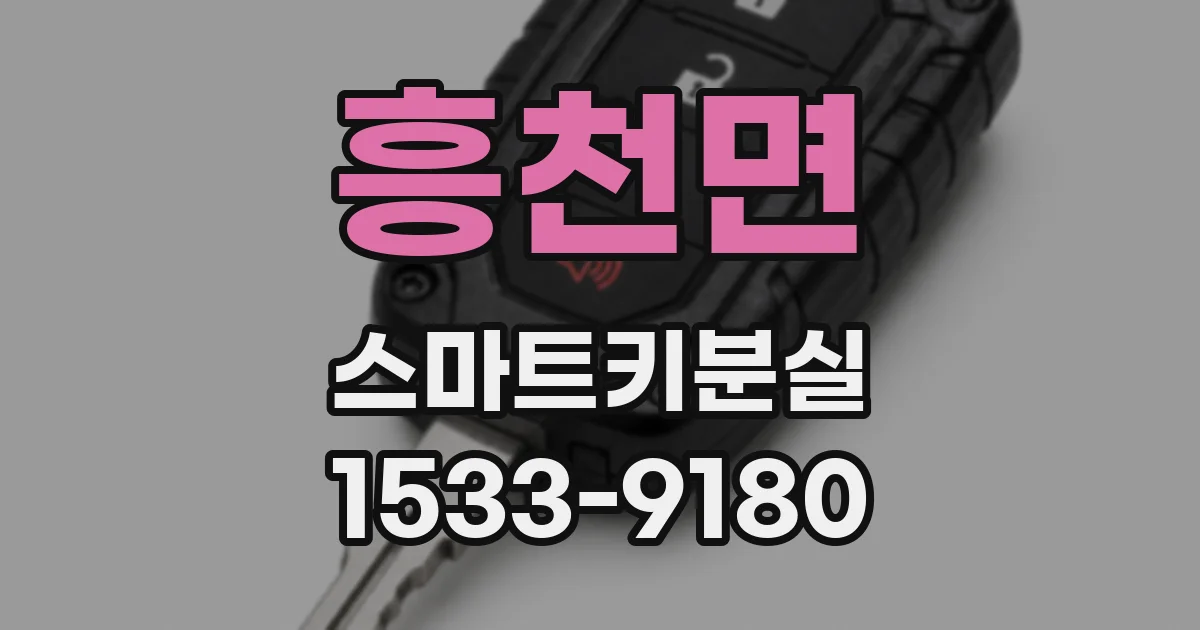 흥천면 스마트키분실