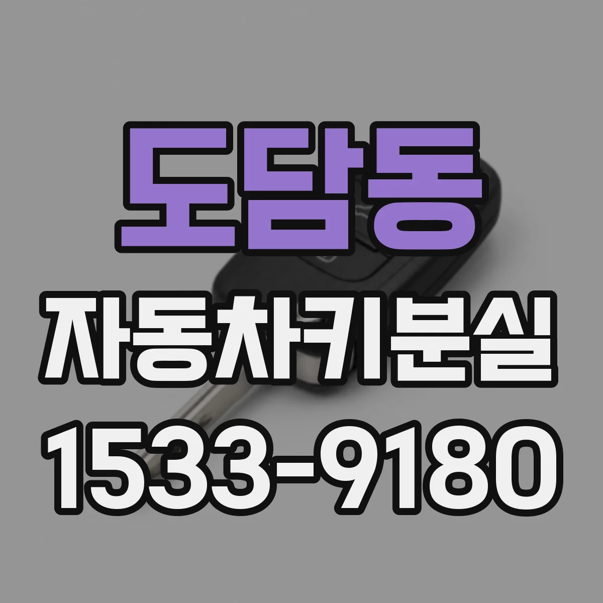 도담동 자동차키분실