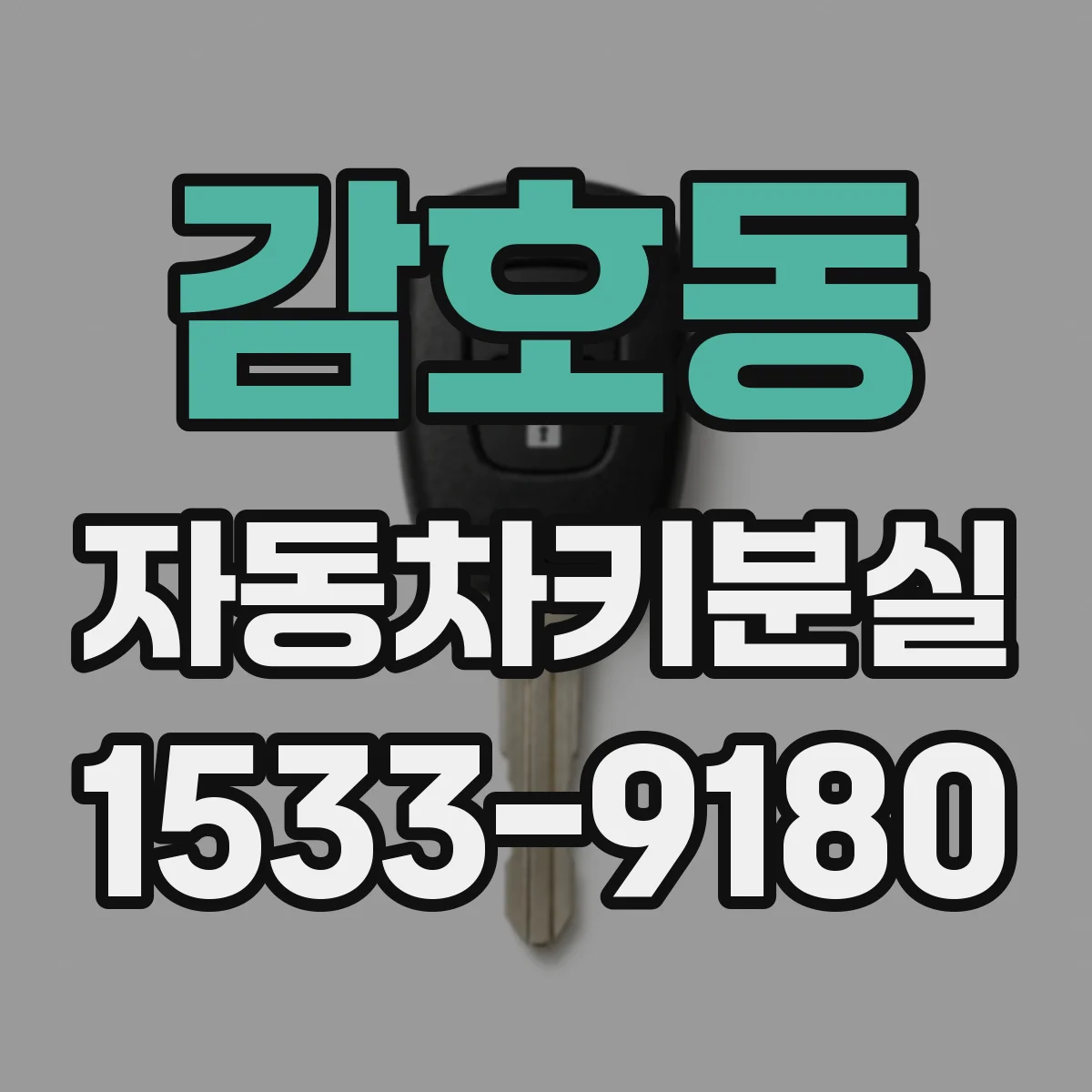 감호동 자동차키분실