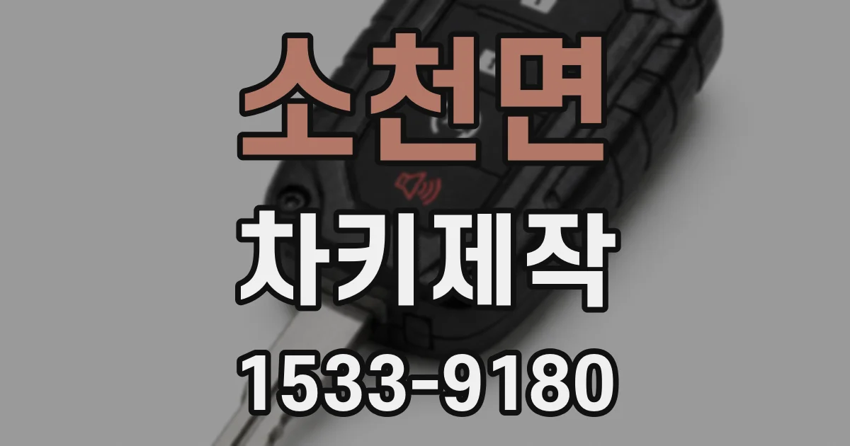 소천면 차키제작
