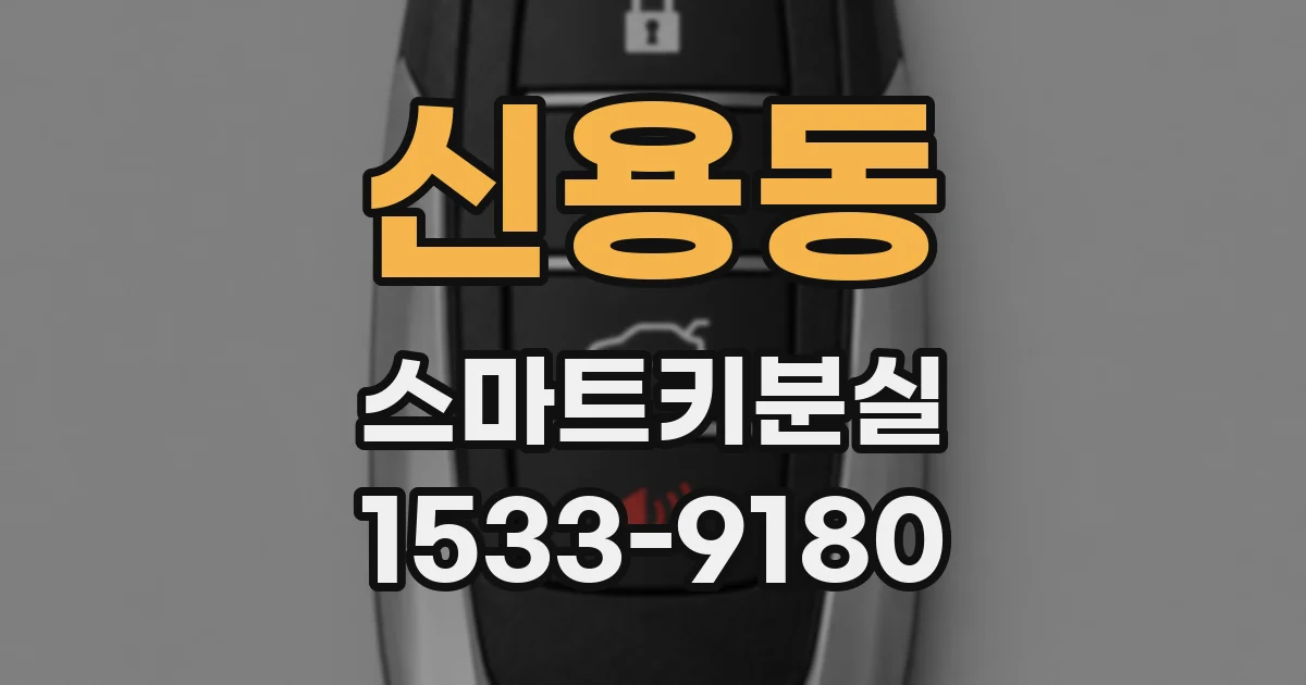 신용동 스마트키분실