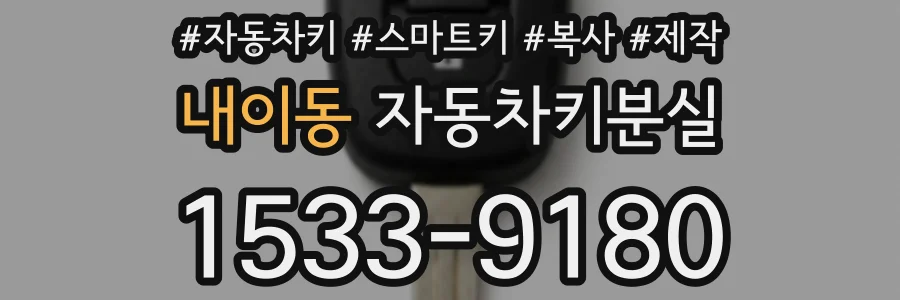 내이동 자동차키분실