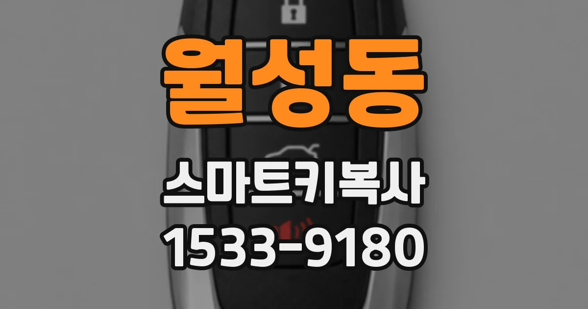 월성동 스마트키복사