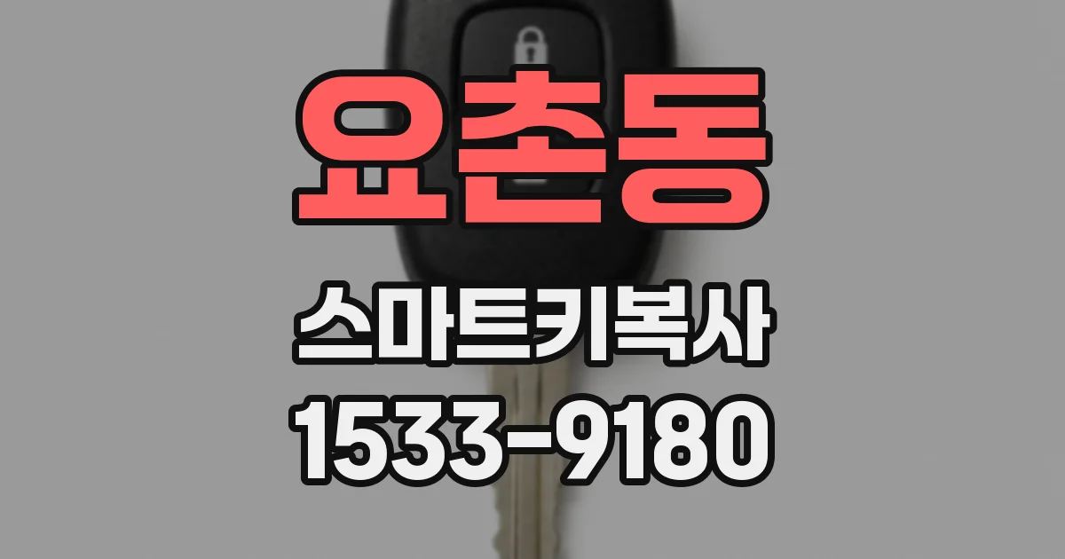 요촌동 스마트키복사