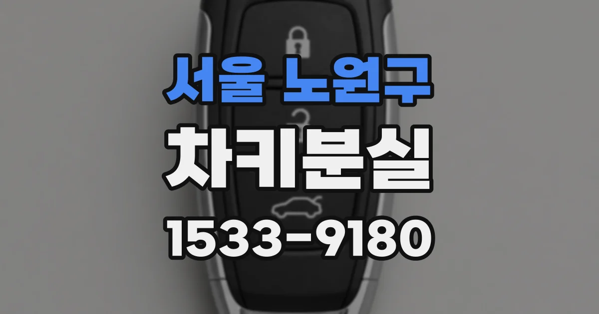 서울 노원구 차키분실