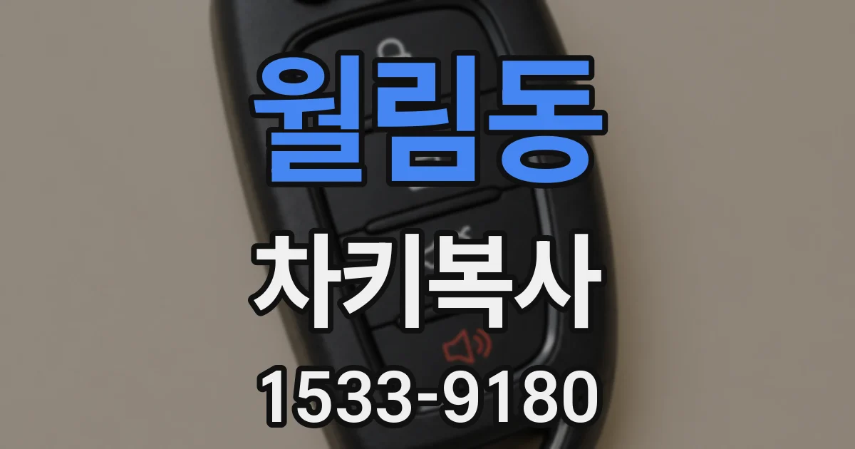 월림동 차키복사