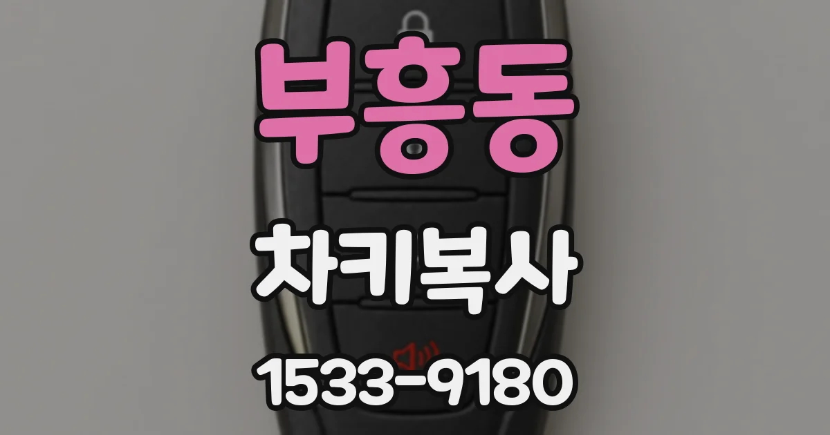 부흥동 차키복사