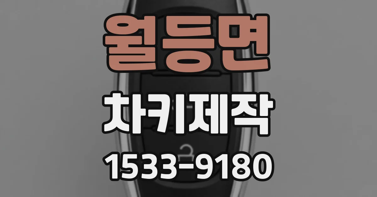 월등면 차키제작