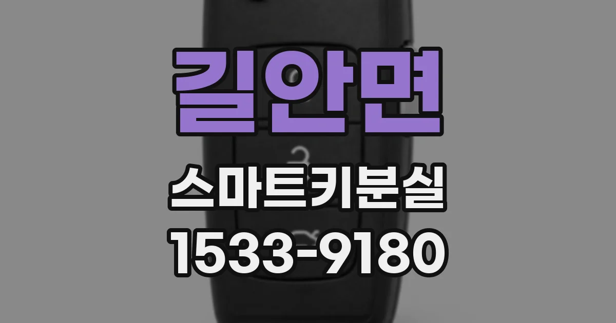 길안면 스마트키분실