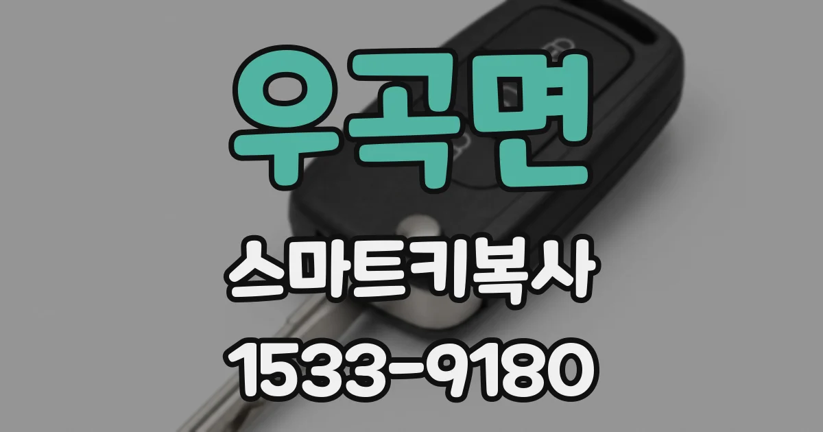우곡면 스마트키복사