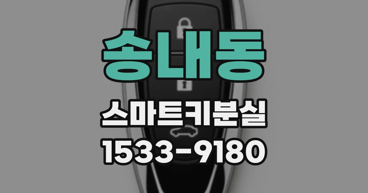 송내동 스마트키분실