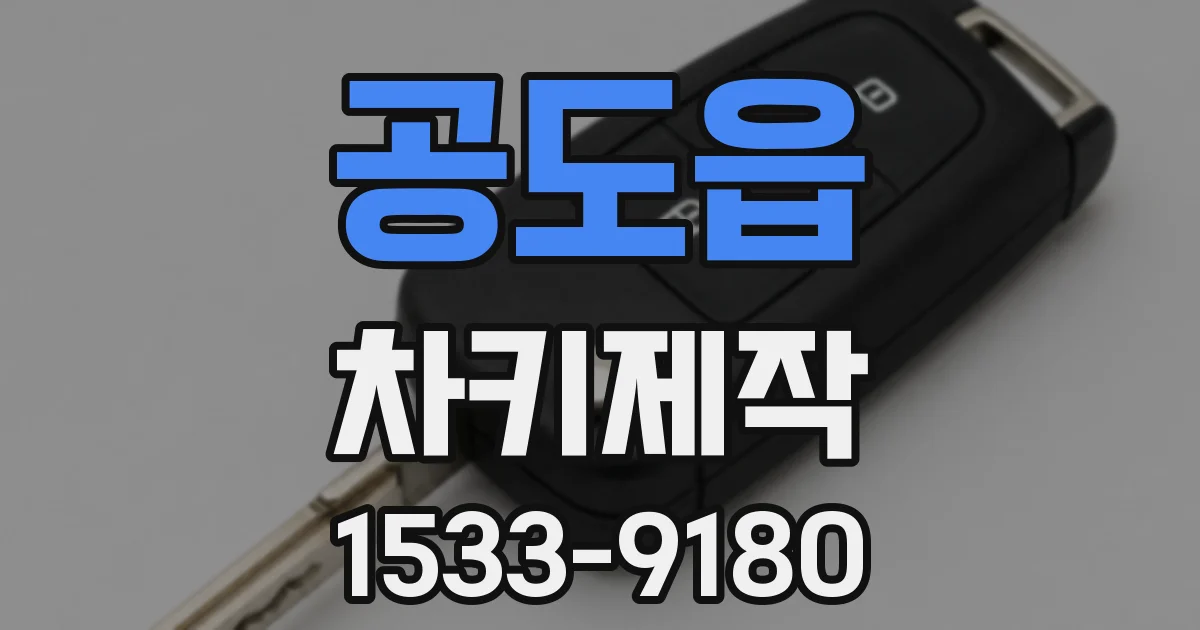 공도읍 차키제작
