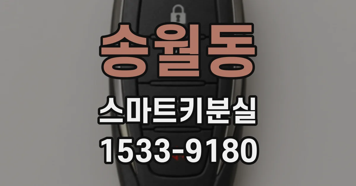 송월동 스마트키분실