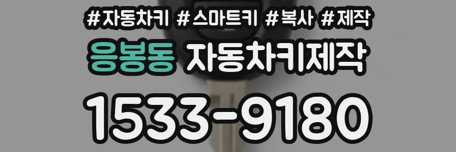 응봉동 자동차키제작