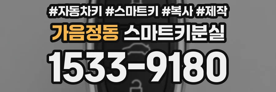가음정동 스마트키분실