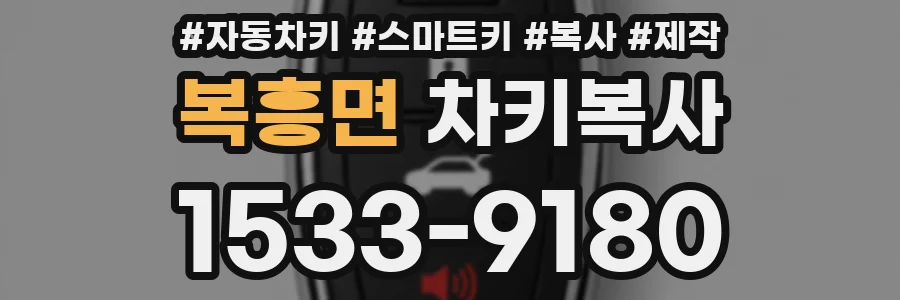복흥면 차키복사