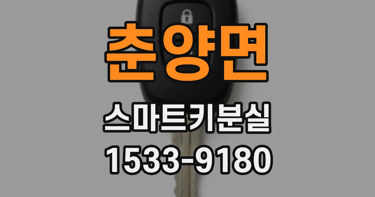 춘양면 스마트키분실