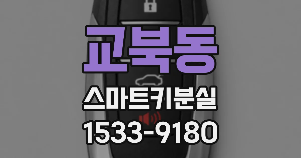 교북동 스마트키분실