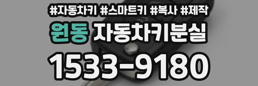 원동 자동차키분실