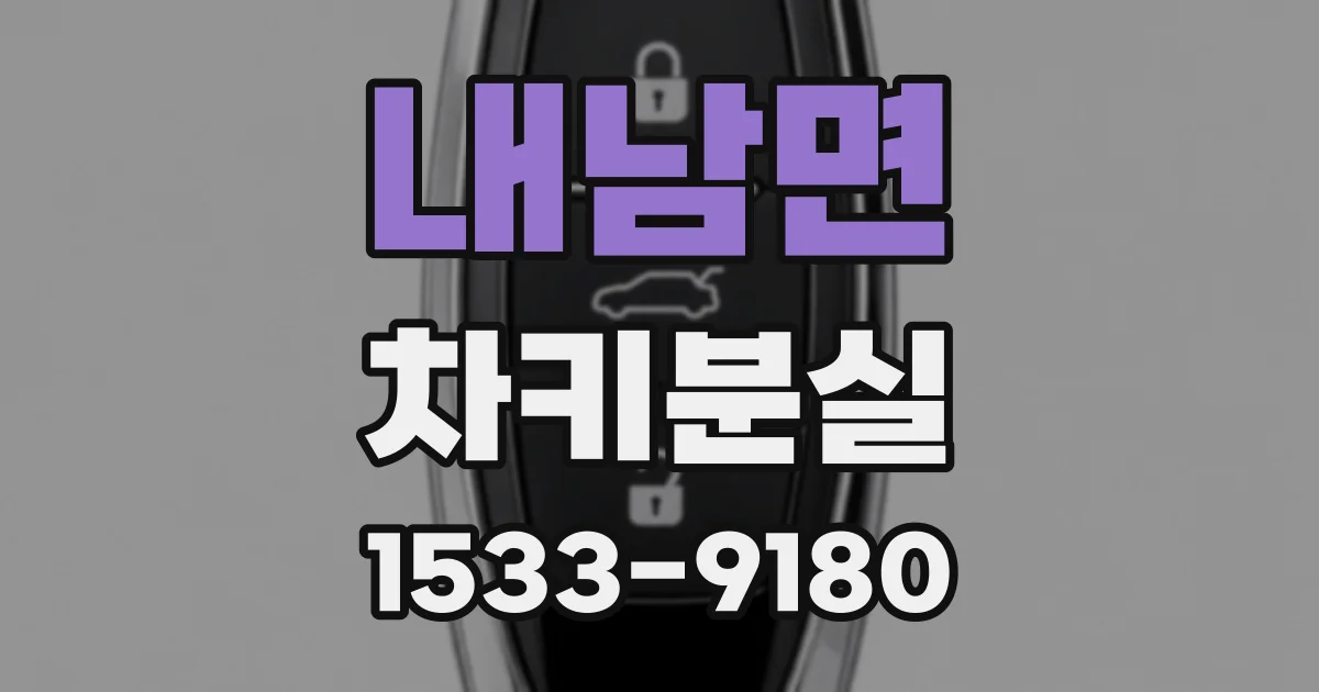 내남면 차키분실