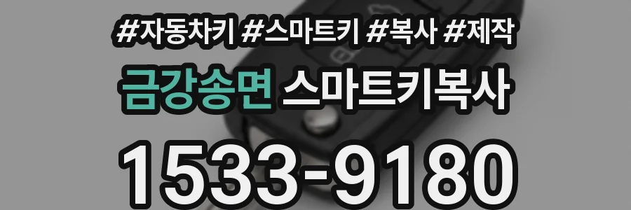 금강송면 스마트키복사