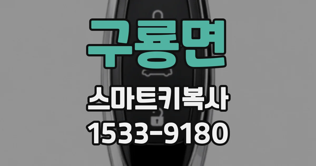 구룡면 스마트키복사