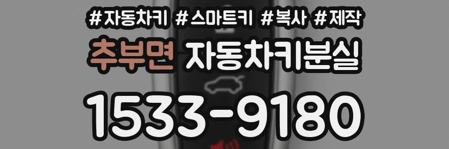 추부면 자동차키분실