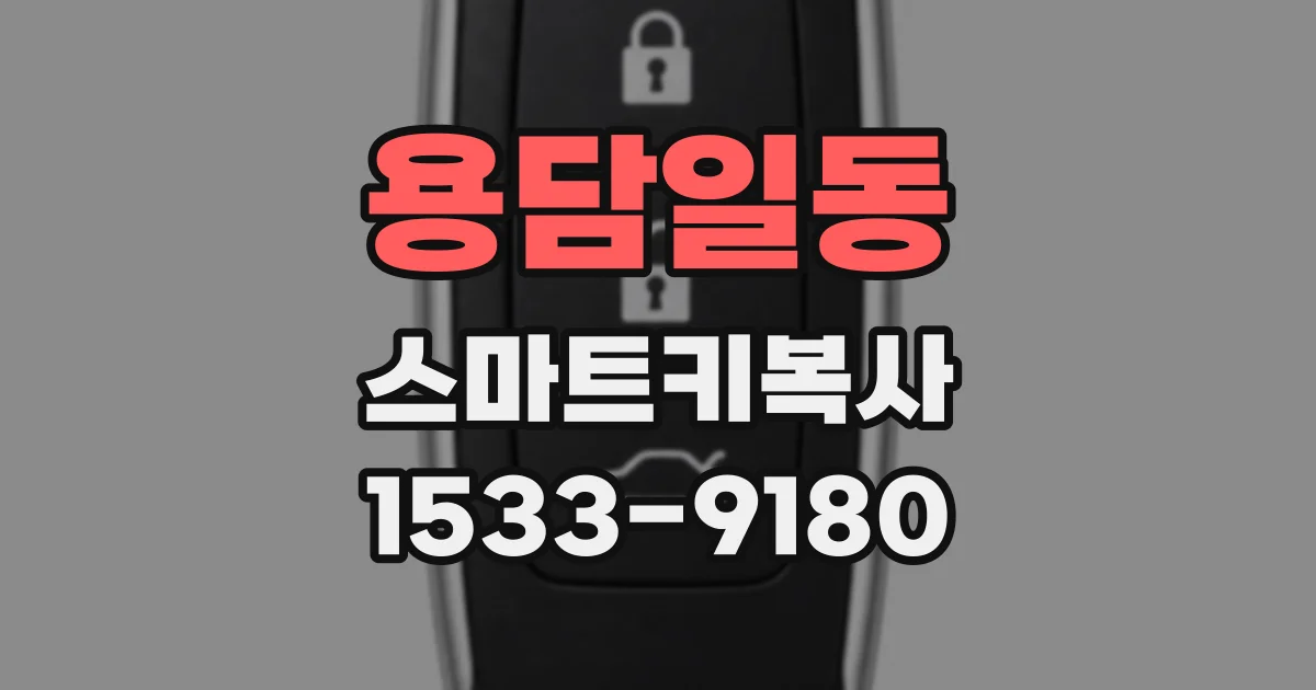 용담일동 스마트키복사