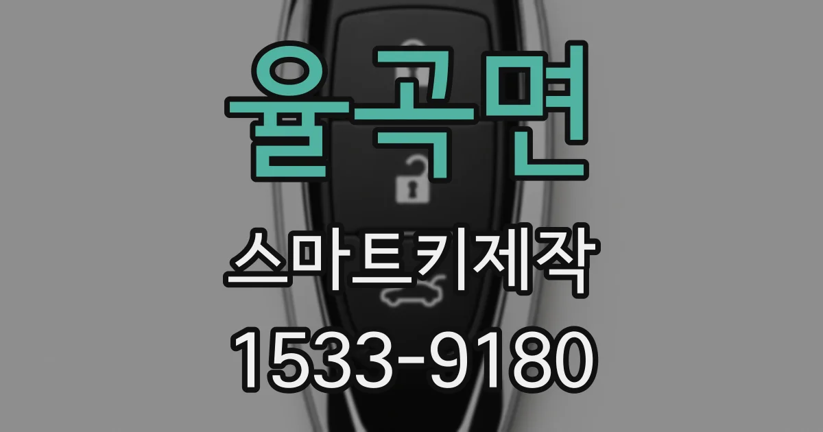 율곡면 스마트키제작