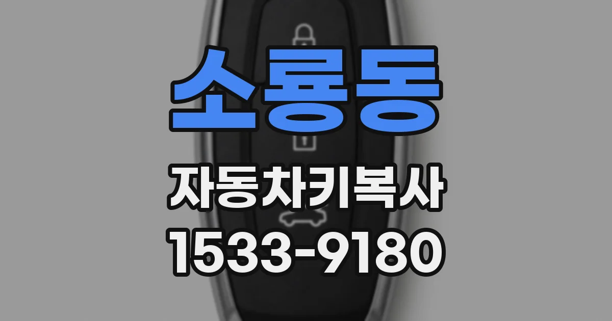 소룡동 자동차키복사