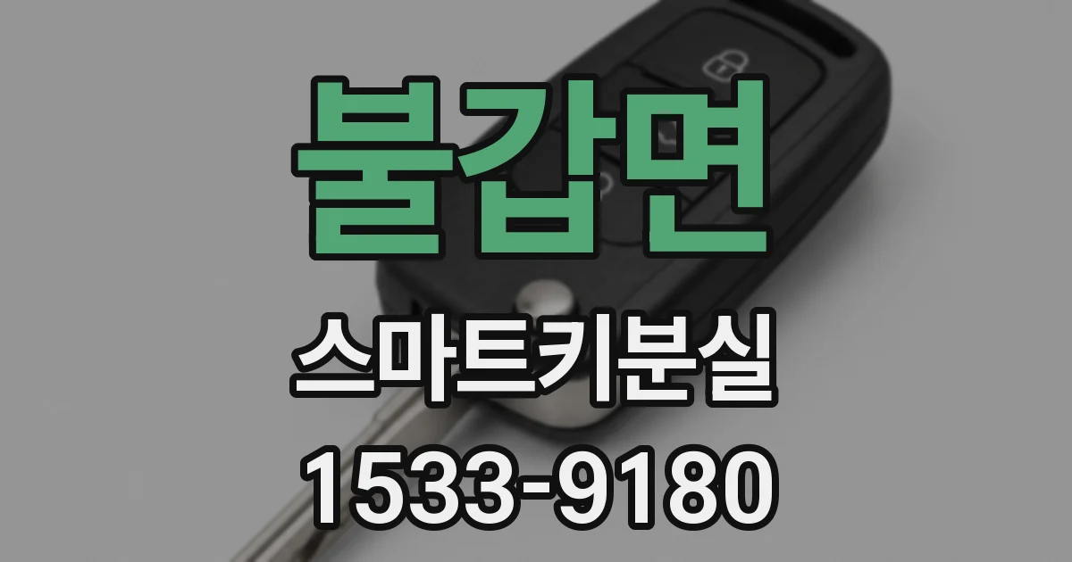 불갑면 스마트키분실