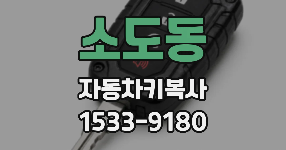 소도동 자동차키복사