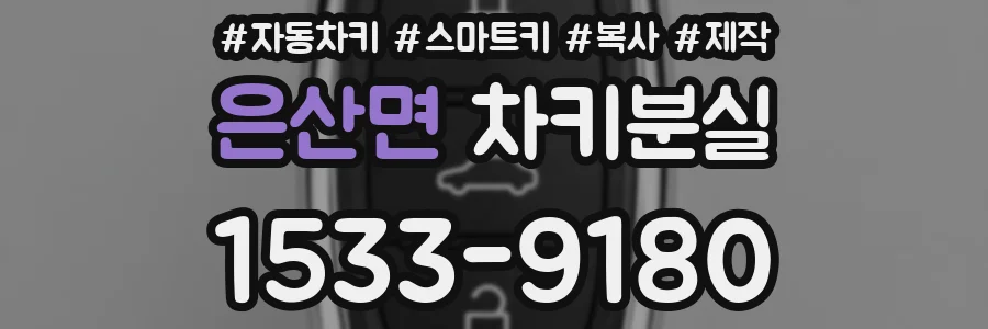 은산면 차키분실