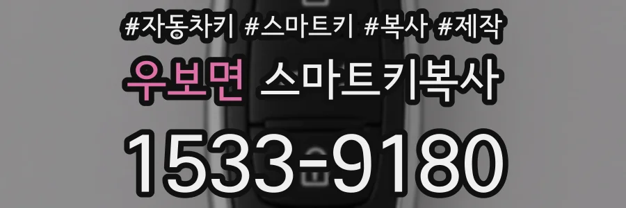우보면 스마트키복사