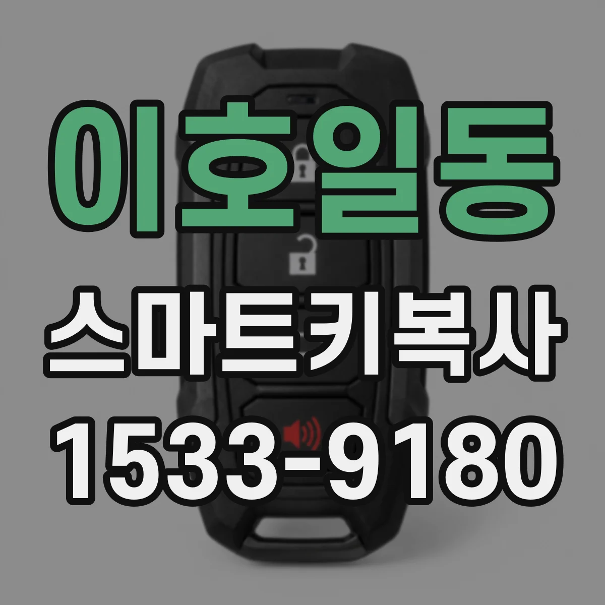 이호일동 스마트키복사