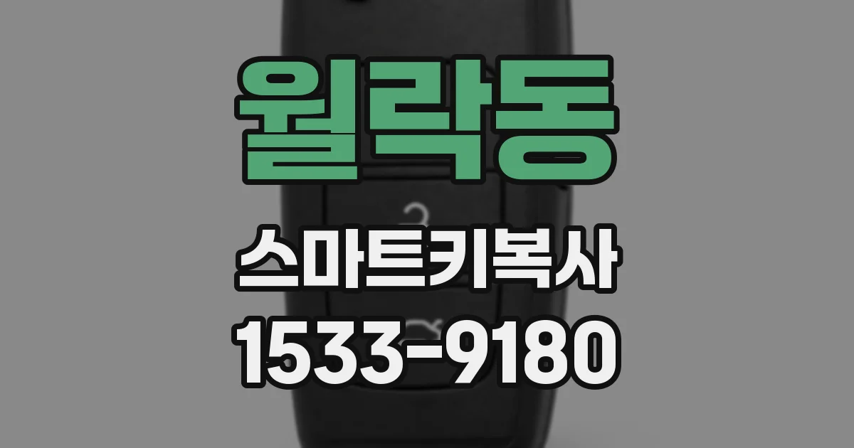 월락동 스마트키복사