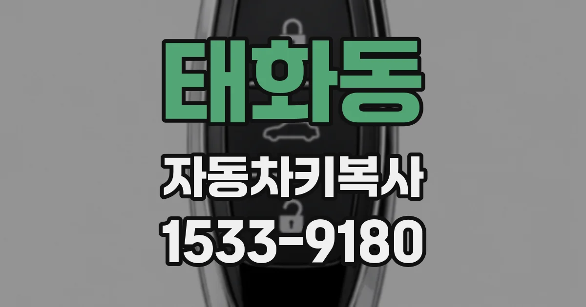 태화동 자동차키복사