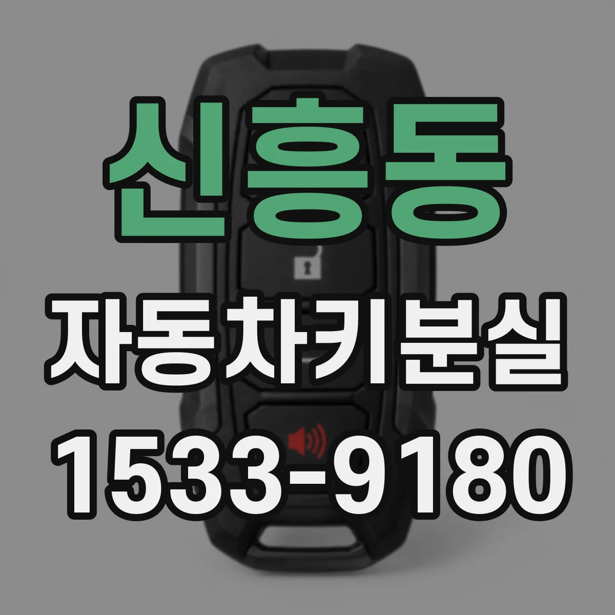 신흥동 자동차키분실