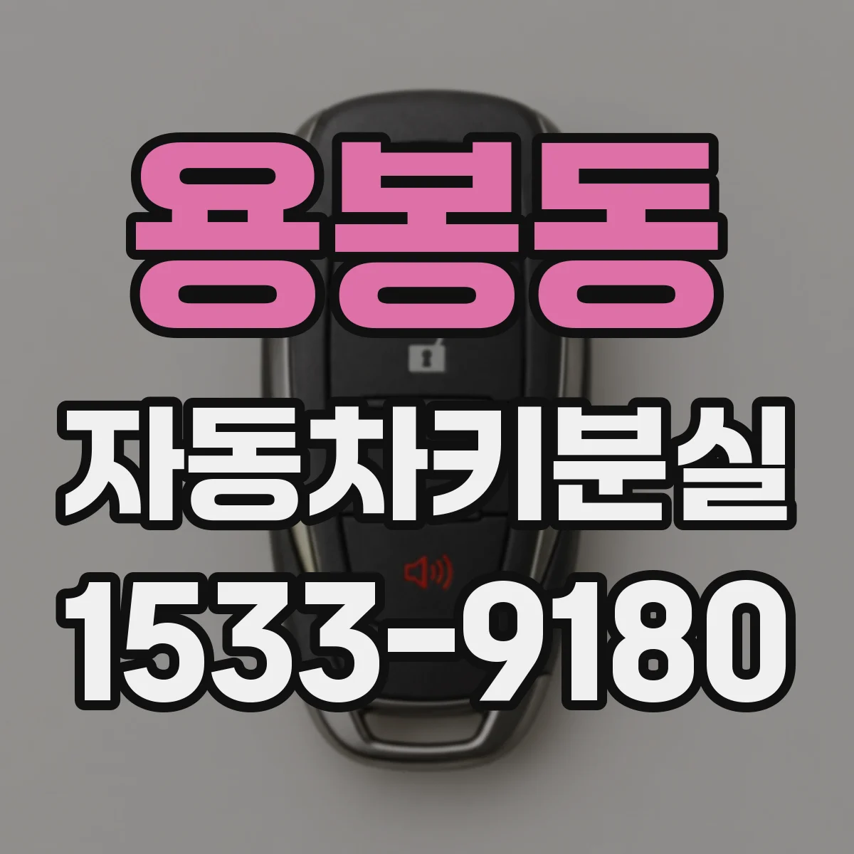 용봉동 자동차키분실