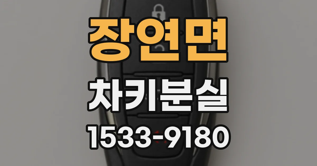 장연면 차키분실