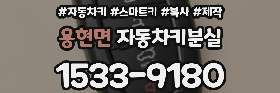 용현면 자동차키분실