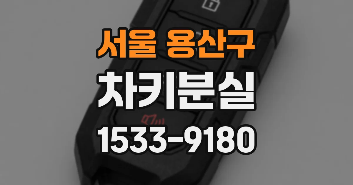 서울 용산구 차키분실