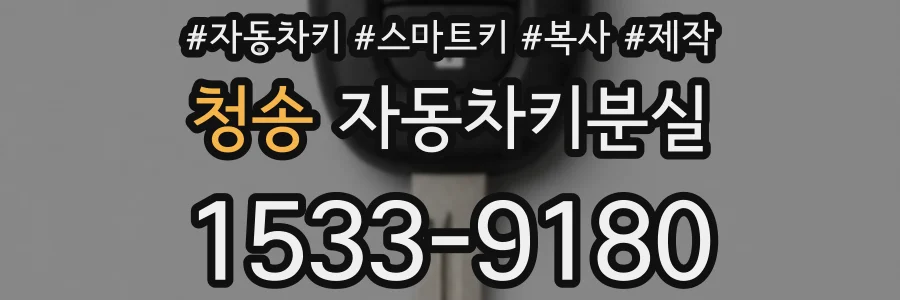 청송 자동차키분실