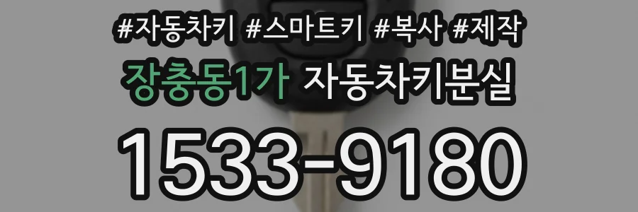 장충동1가 자동차키분실