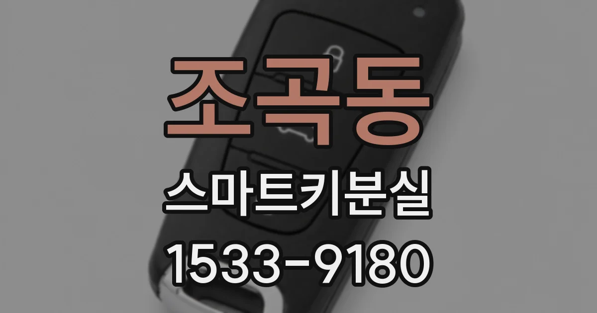 조곡동 스마트키분실