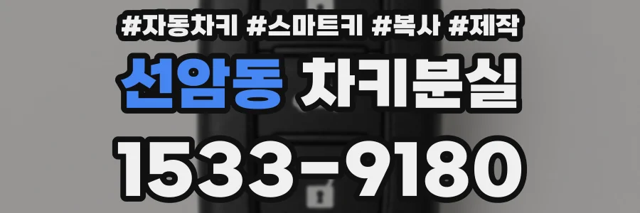 선암동 차키분실
